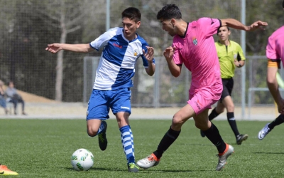 Imatge del partit d'ahir a Olímpia